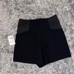 Black frame short shorts spandex